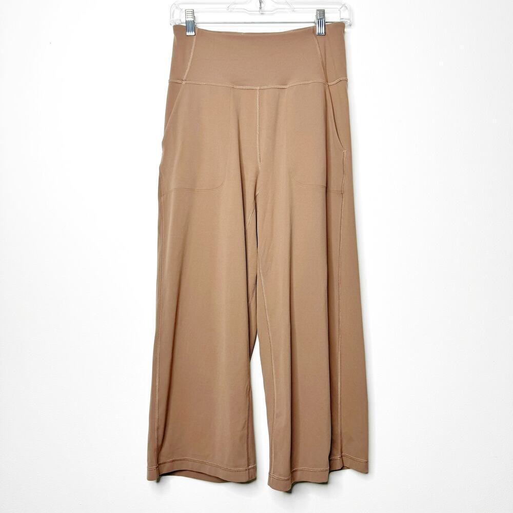Lululemon Align Wide Leg Super High Rise Crop 23” in Cacao Size 8 - Picture 2 of 9